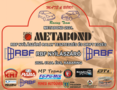 RBF nyílászáró  RALLY Teszedzés és DRIFT edzés 2021.07.24.Écs, Rábaring